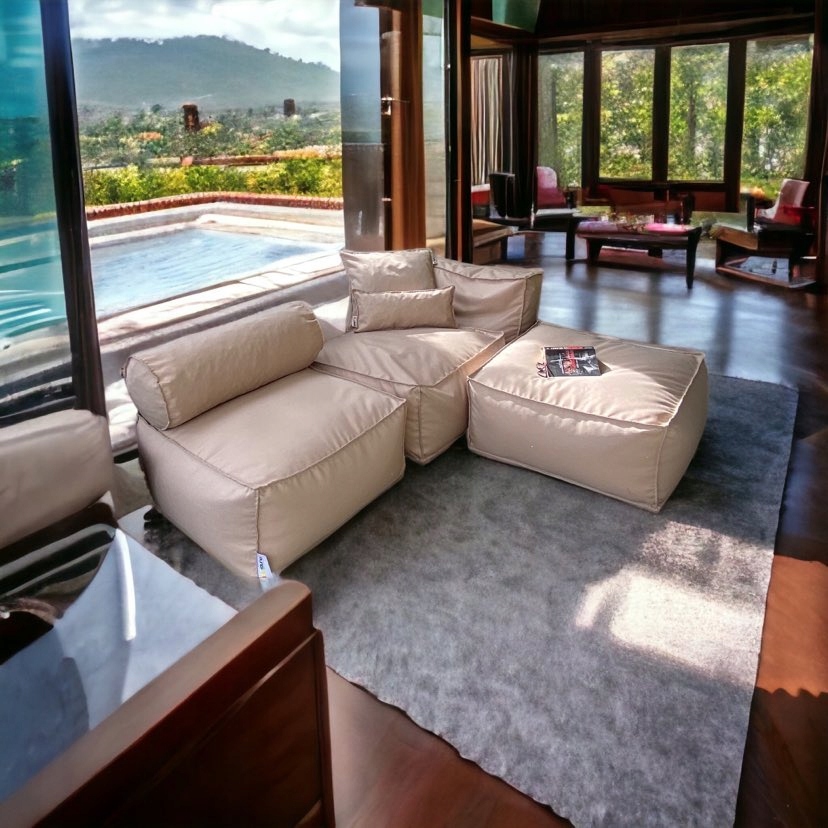 OGRODOWE WODOODPORNE MEBLE MODUŁOWE TARAS BASEN -OPARCIE -ZBUDUJ KANAPĘ Szerokość mebla 70 cm