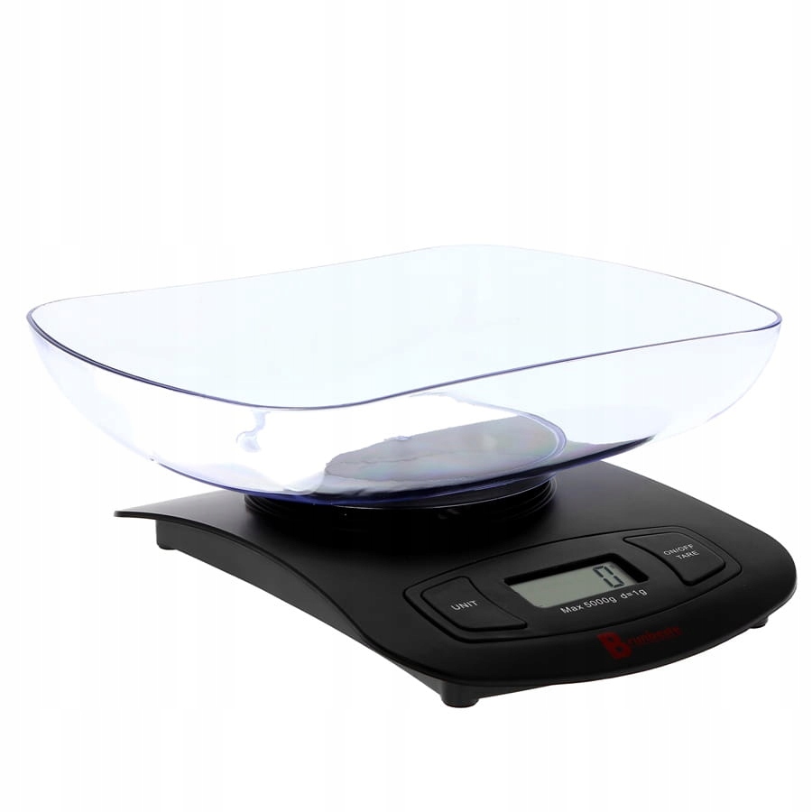 

Elektroniczna Waga Kuchenna z Misą 5kg LCD czarna