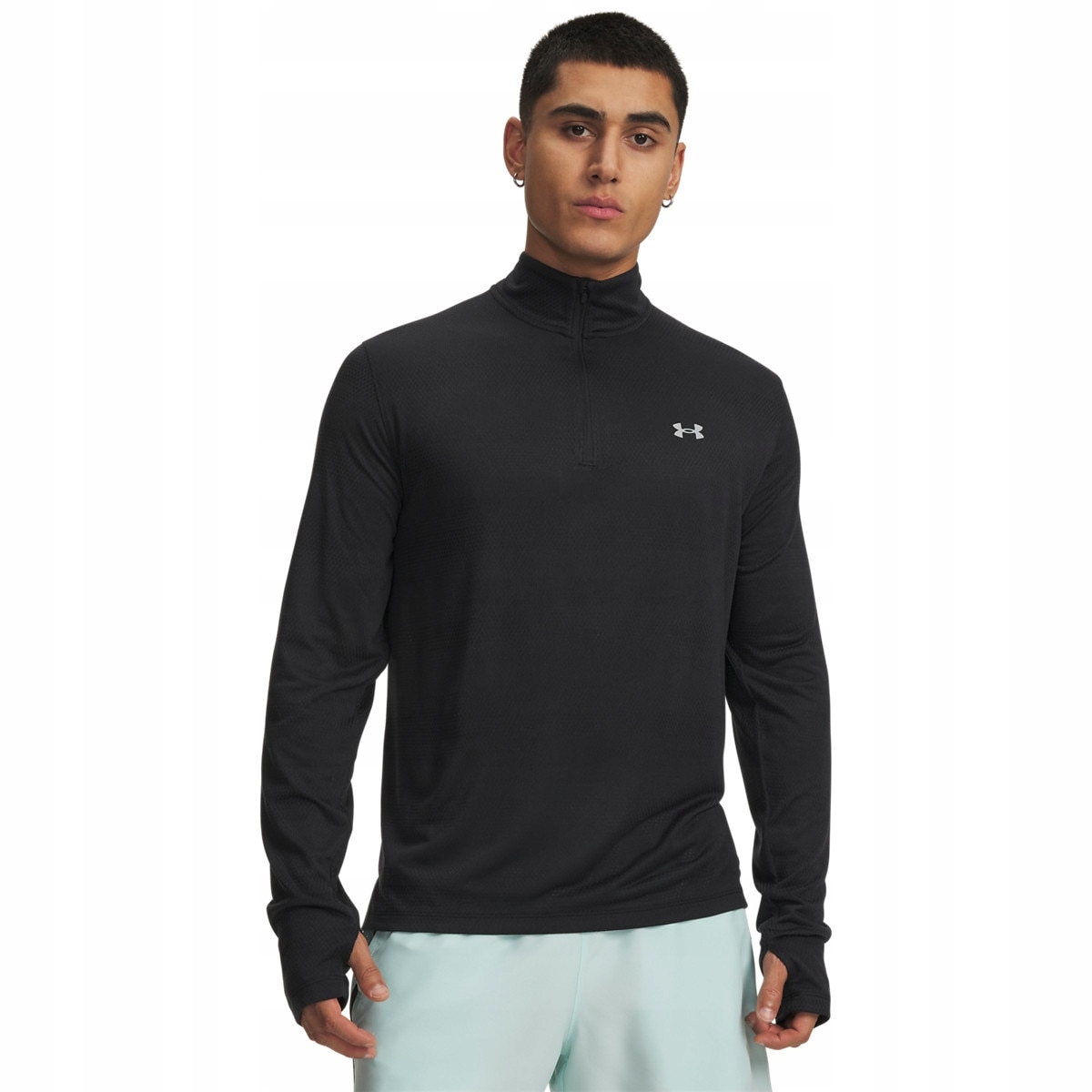 Męska bluza do biegania Under Armour Ua Velociti 1/4 Zip Czarny M