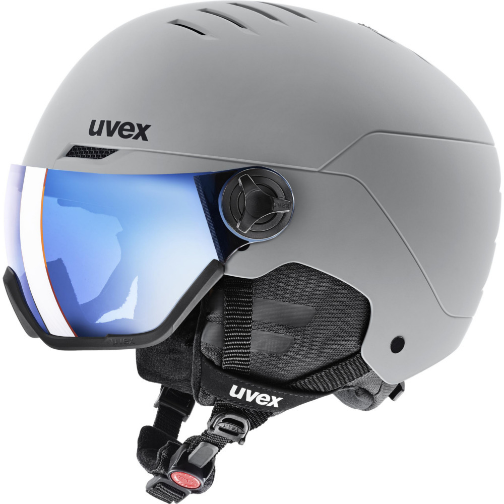 Lyžařská přilba Uvex Wanted Visor Rhino Mat M 54-58 cm
