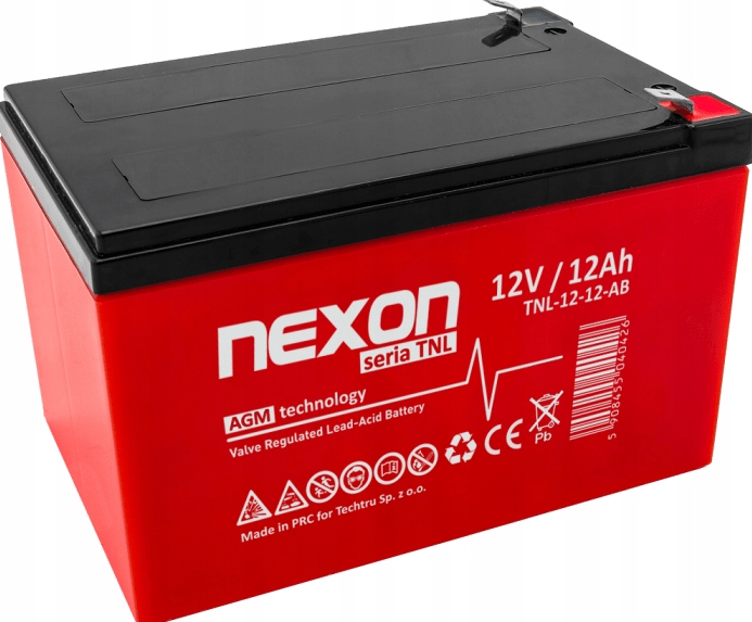 Gelový akumulátor Nexon 12V 12Ah
