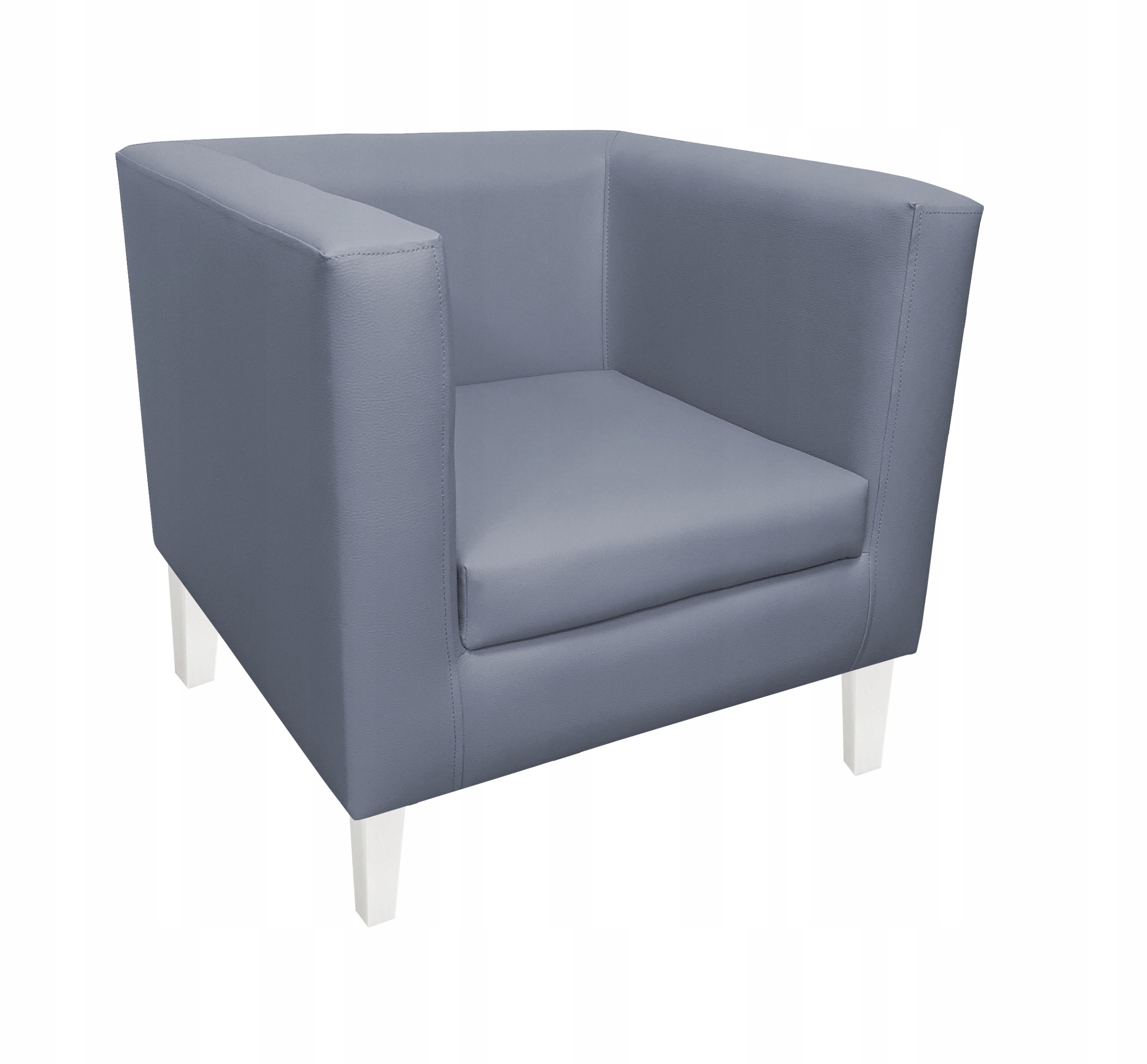 Fotel Monaco nogi białe D22