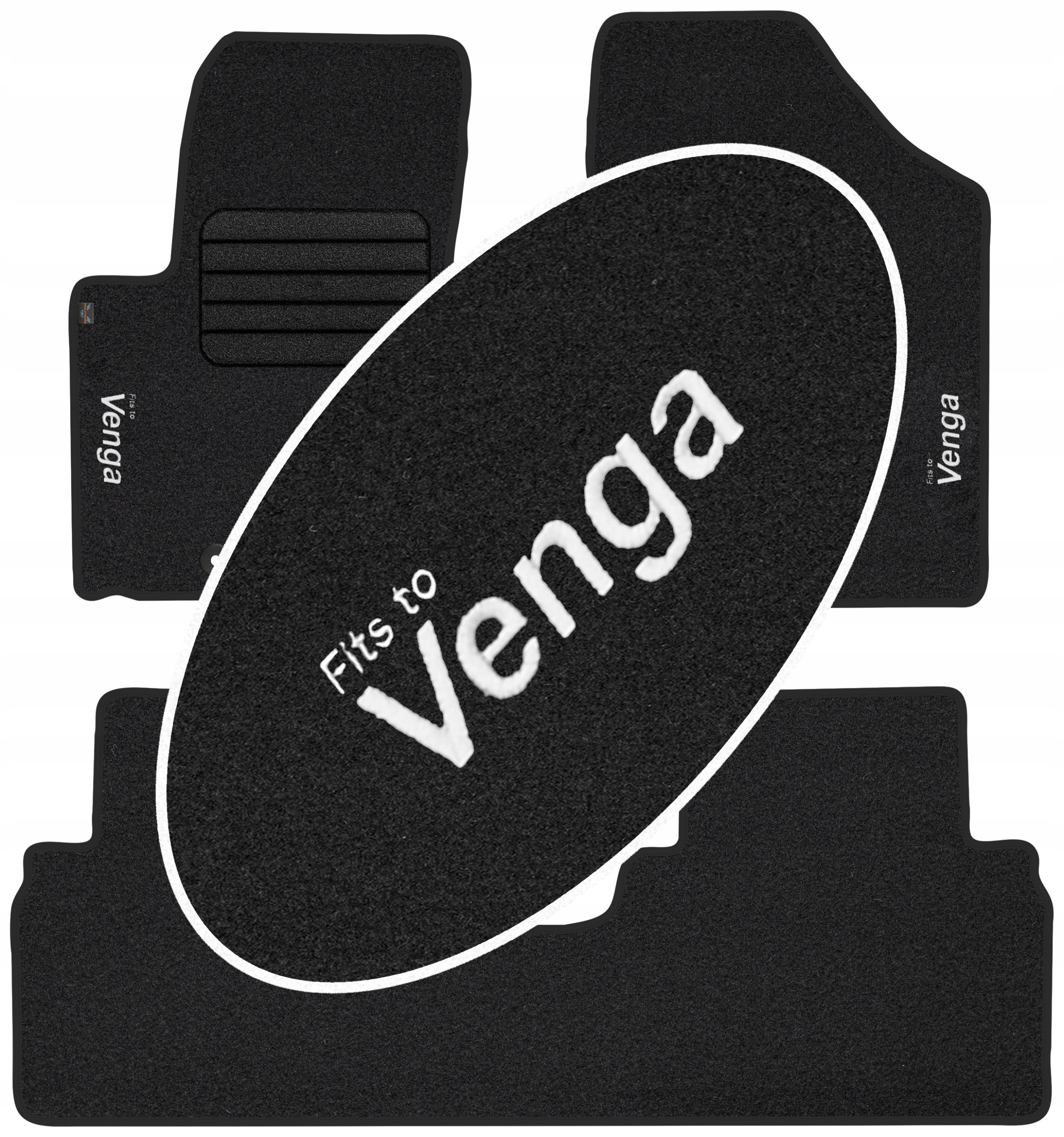 

Kia Venga 2009-2017 Dywaniki z Haftem