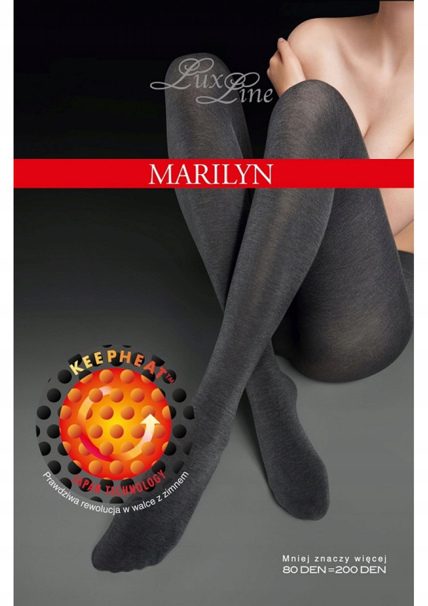 Bardzo ciepłe rajstopy Exclusive Keep Heat Lux Lin Model Keep Heat