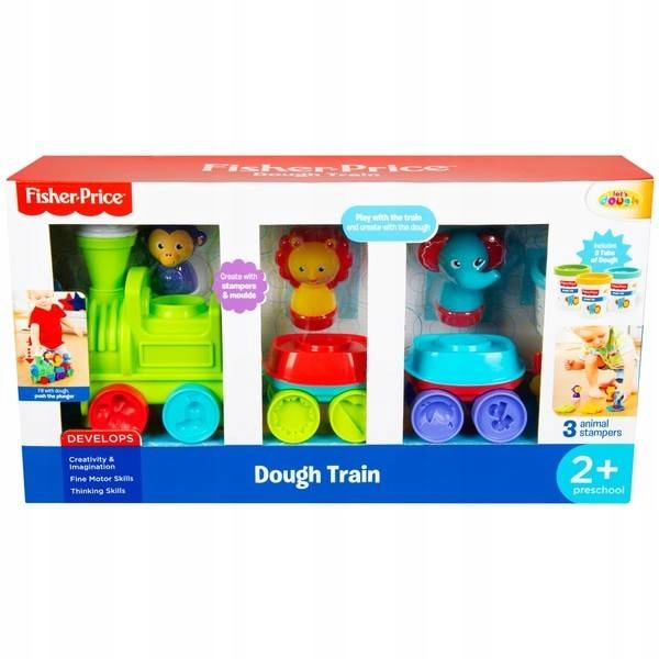 

Fisher Price Zestaw Pociąg Ciastolina Zwierzaki