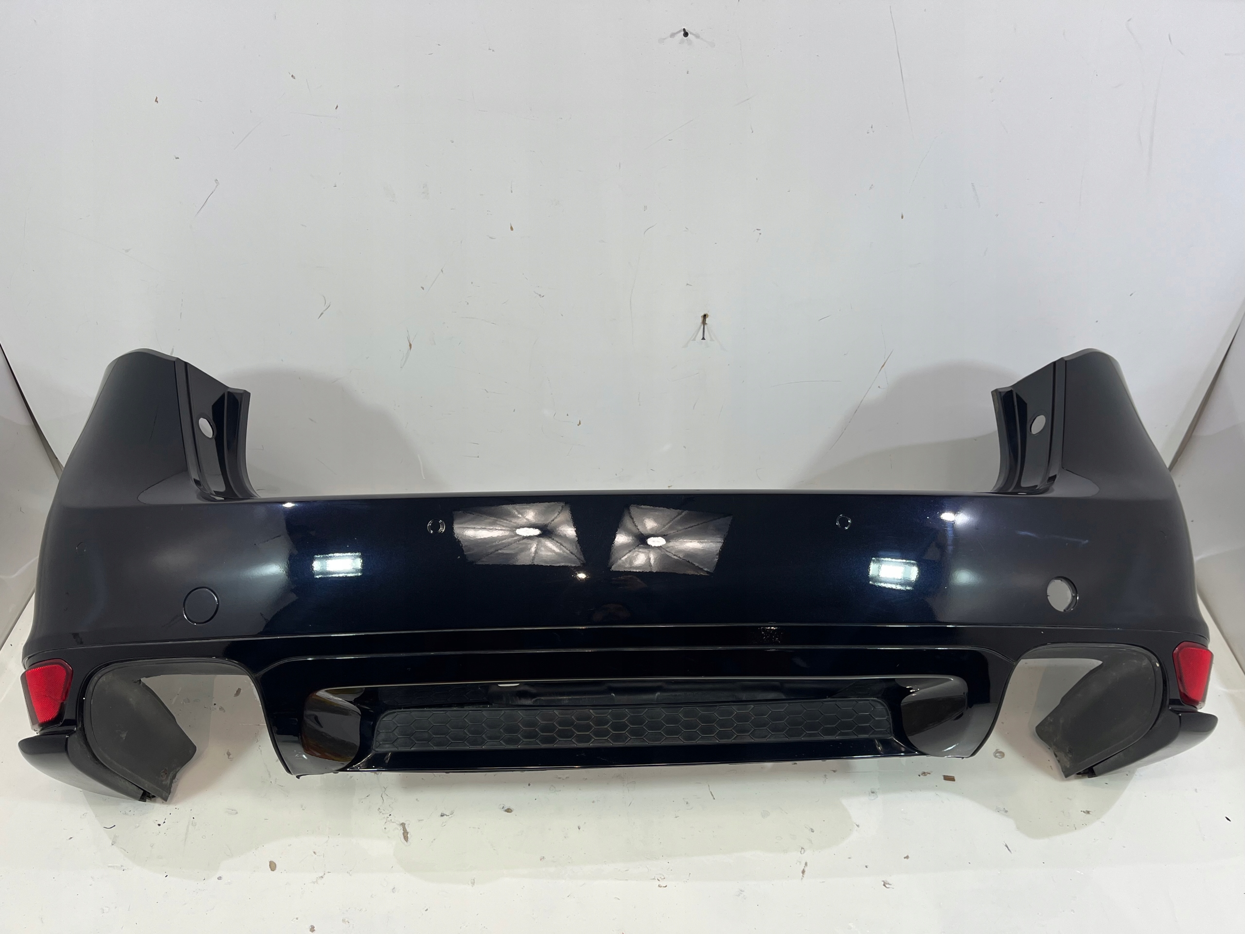 ZDERZAK TYŁ PORSCHE CAYENNE II 7P5 TURBO S GTS LC9X 4XPDC KOMPLETNY 7P5