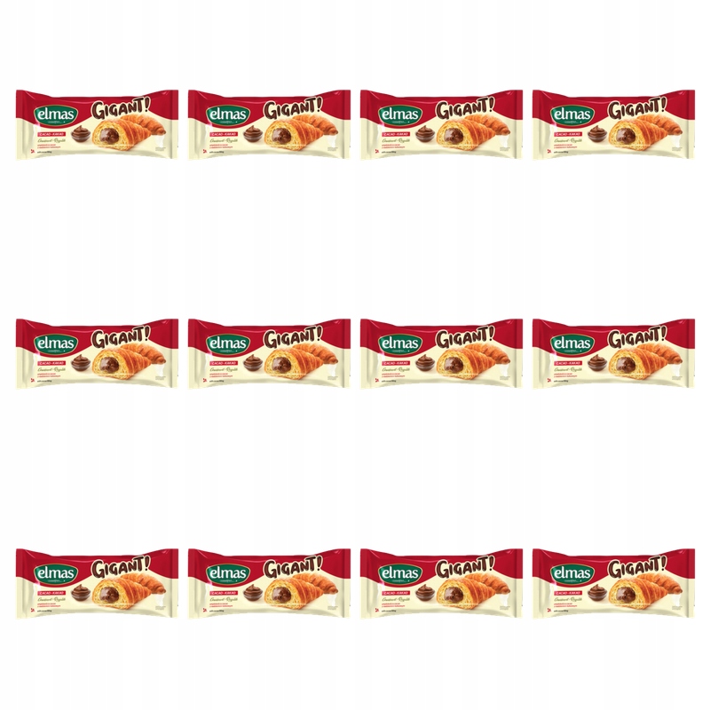 Elmas Gigant Rohlíček s kakaovou náplní 160 g X12