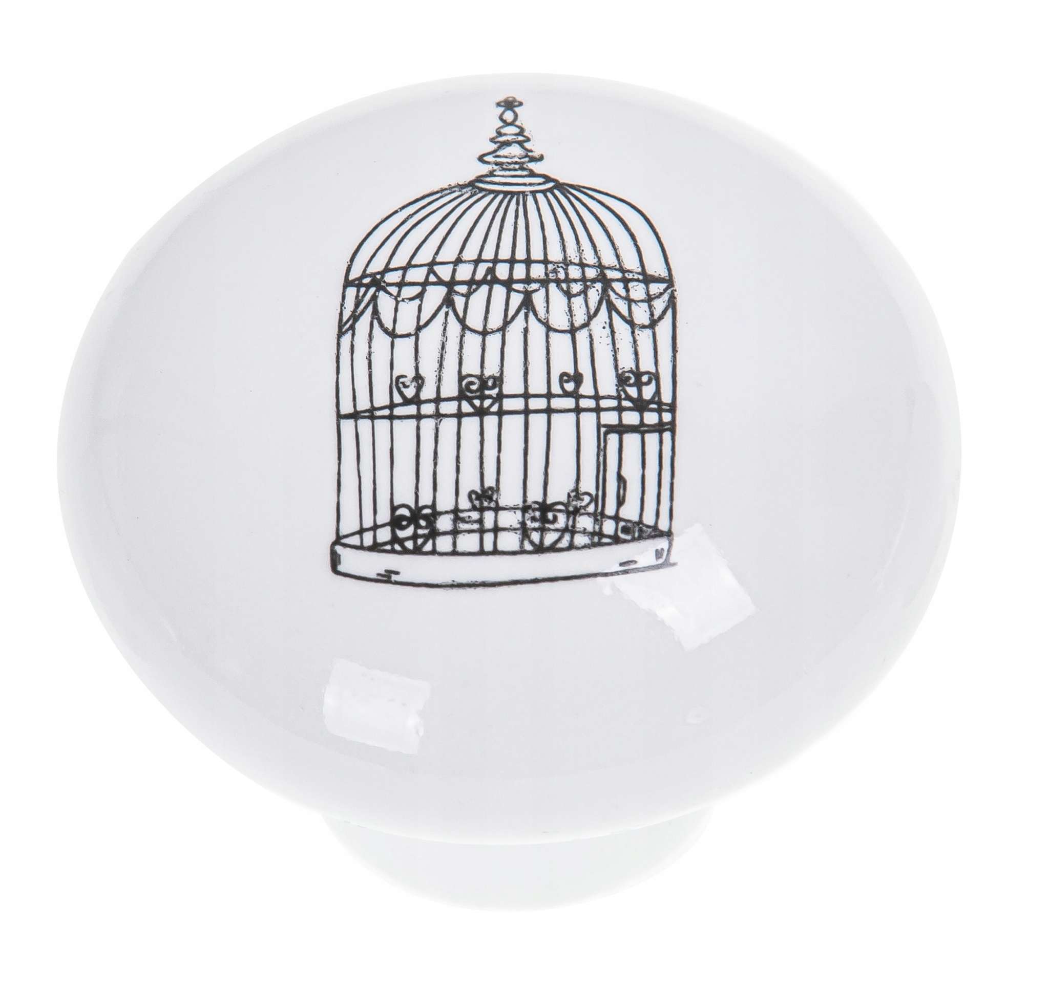 

Gałka Porcelanowa Paris 4 cm klatka dla ptaków
