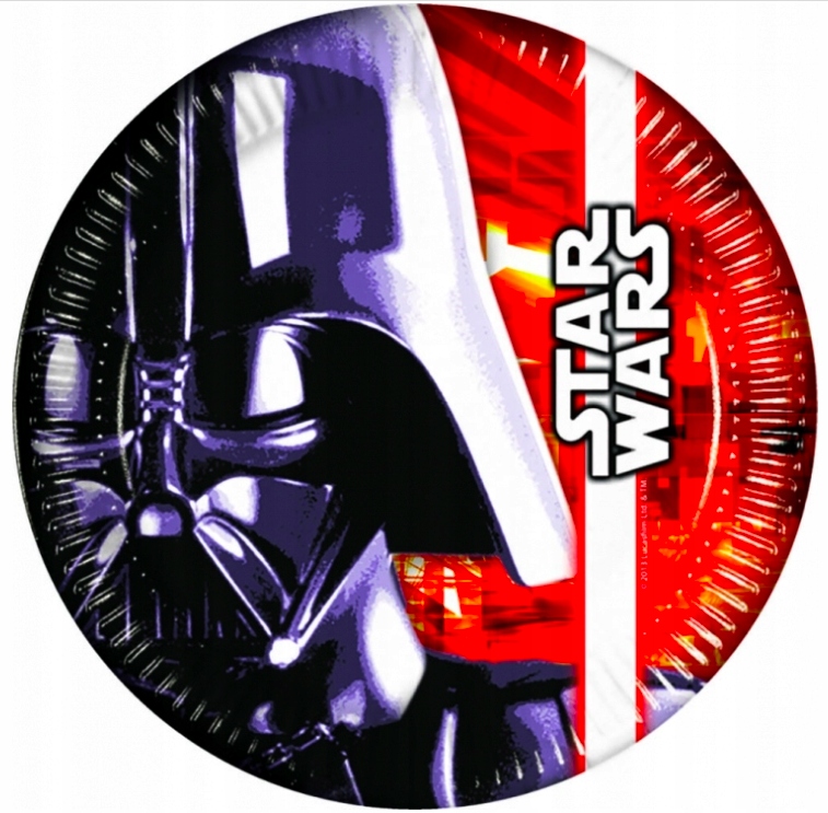 Talerzyki Star Wars Gwiezdne Wojny 8 szt 23 cm