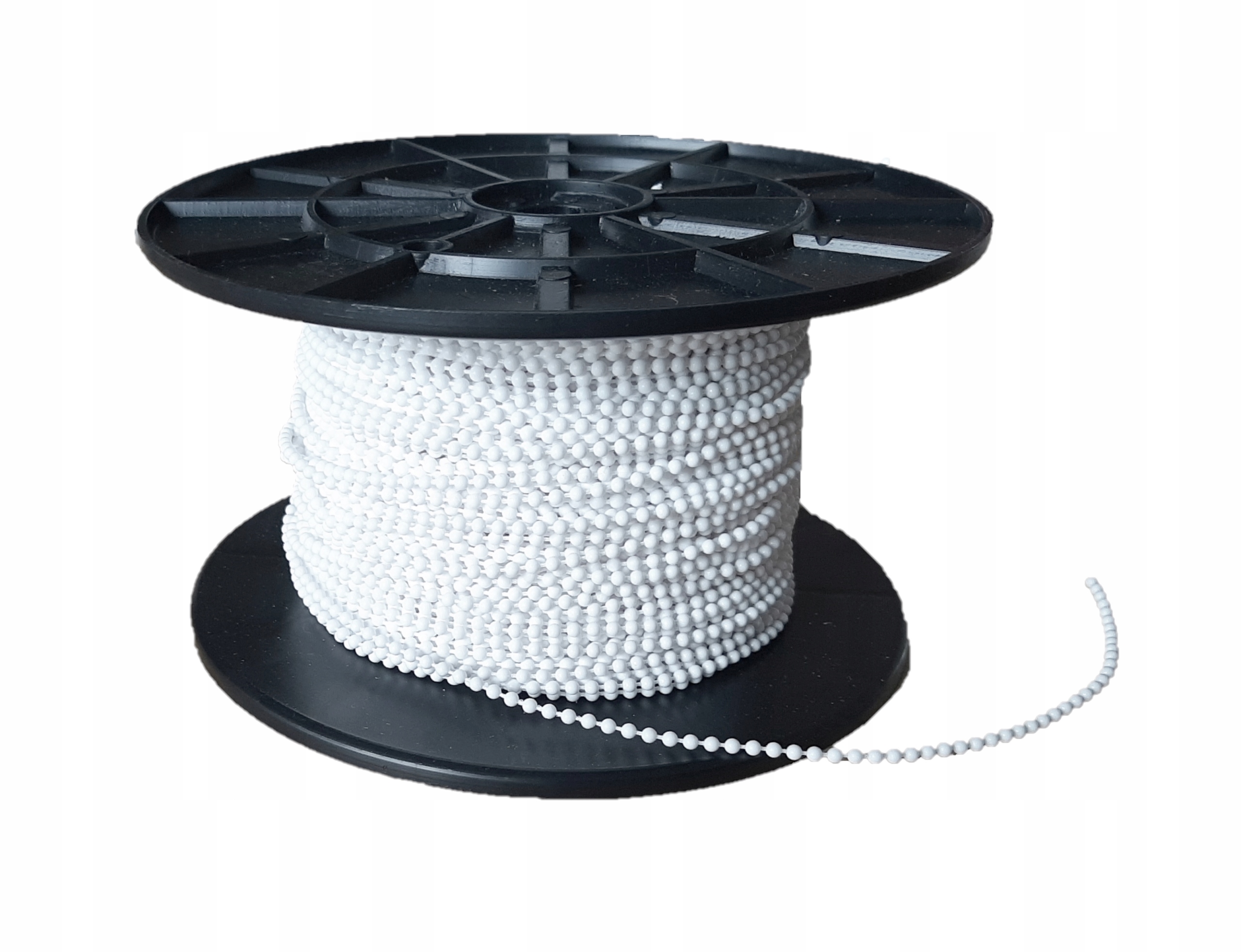 Kulkowy łańcuszek do rolet koralik 3mm na metry Rodzaj łańcuszek