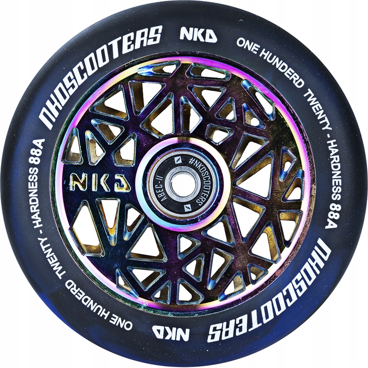 Koło do Hulajnogi Nkd Black Widow Niebiesko-Tęczowy 120 mm