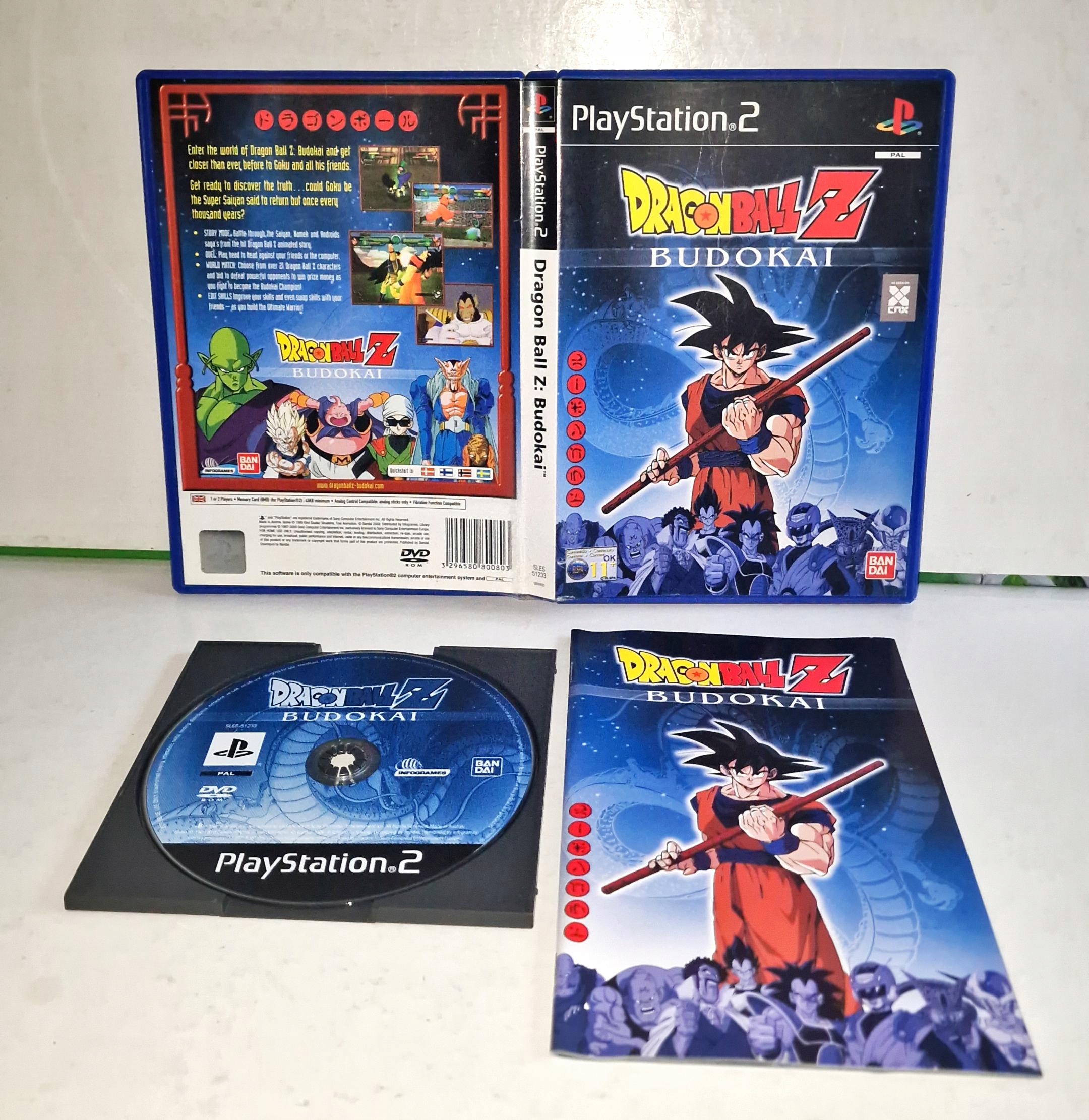 DRAGON BALL Z BUDOKAI PS2 3XA