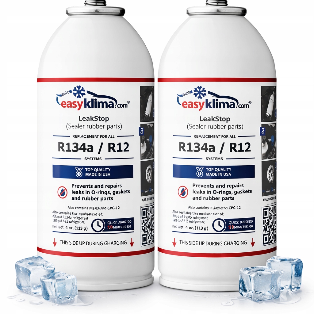 2X Činidlo Pro Napětí Klimatizace Gaz 134a Těsnění Klimy Set