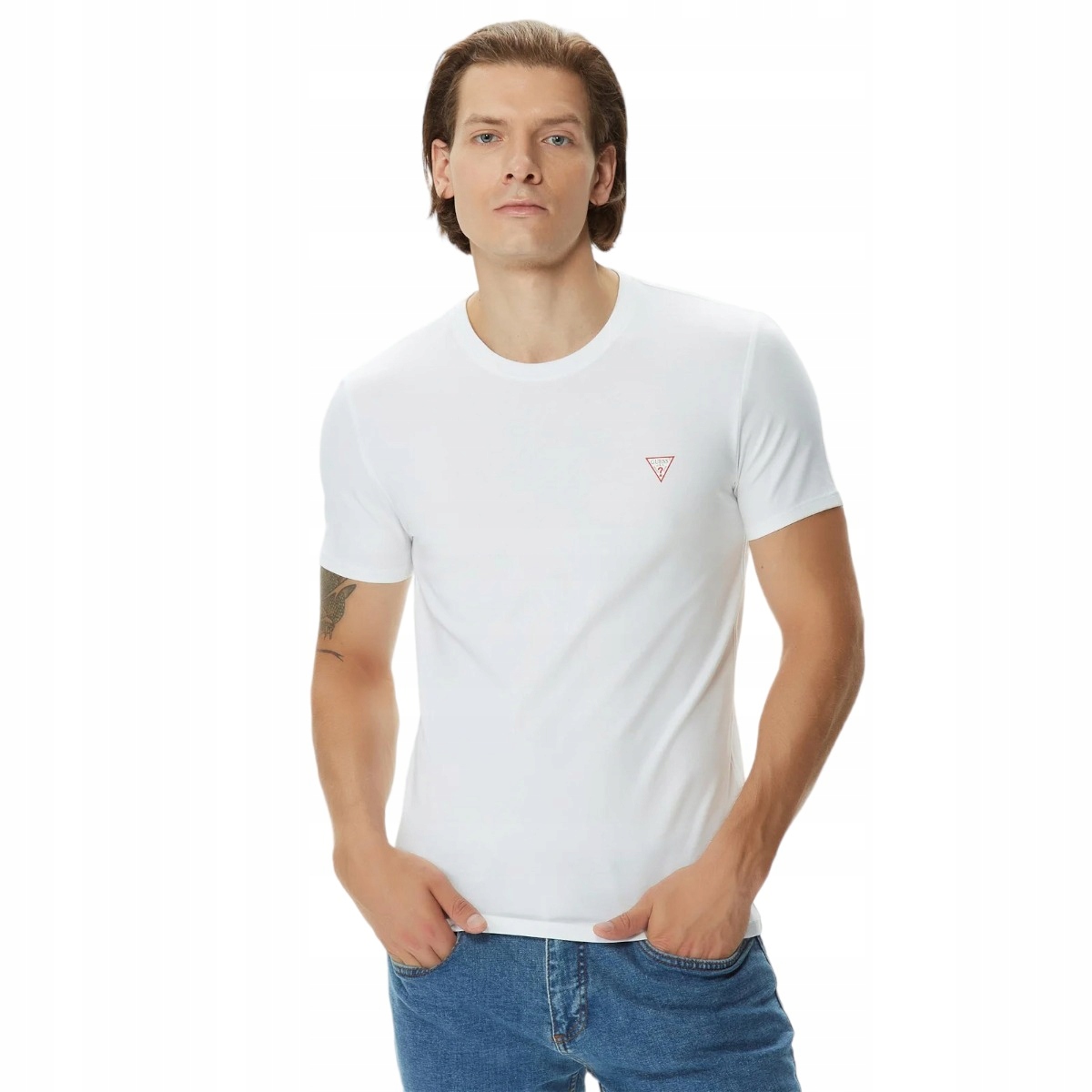 Guess Pánské Tričko Ss Core Bílé vel. L