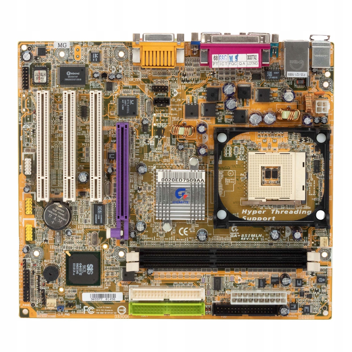 GIGABYTE GA-8SIMLH SOCKET 478 DDR AGP PCI mATX za 27710.00HUF-ért - Allegro