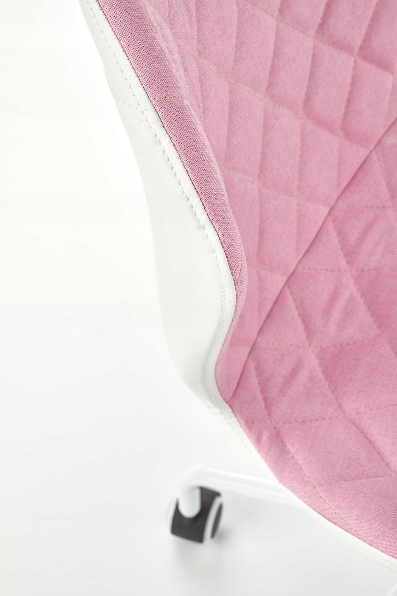 Крісло матриця 3 світло-рожевий / білий стілець HALMAR ширина меблів 48 см