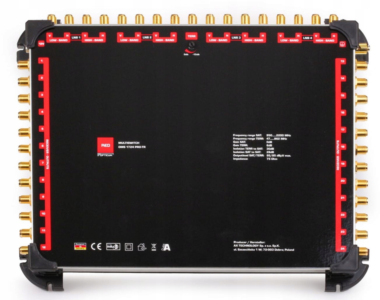 MultiSwitch 17/ 24 Wyjść OPTICUM OMS TR Platinium