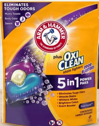 Levně Arm&Hammer 5-in-1 Power Odor Blasters 48 ks Univerzální kapsle