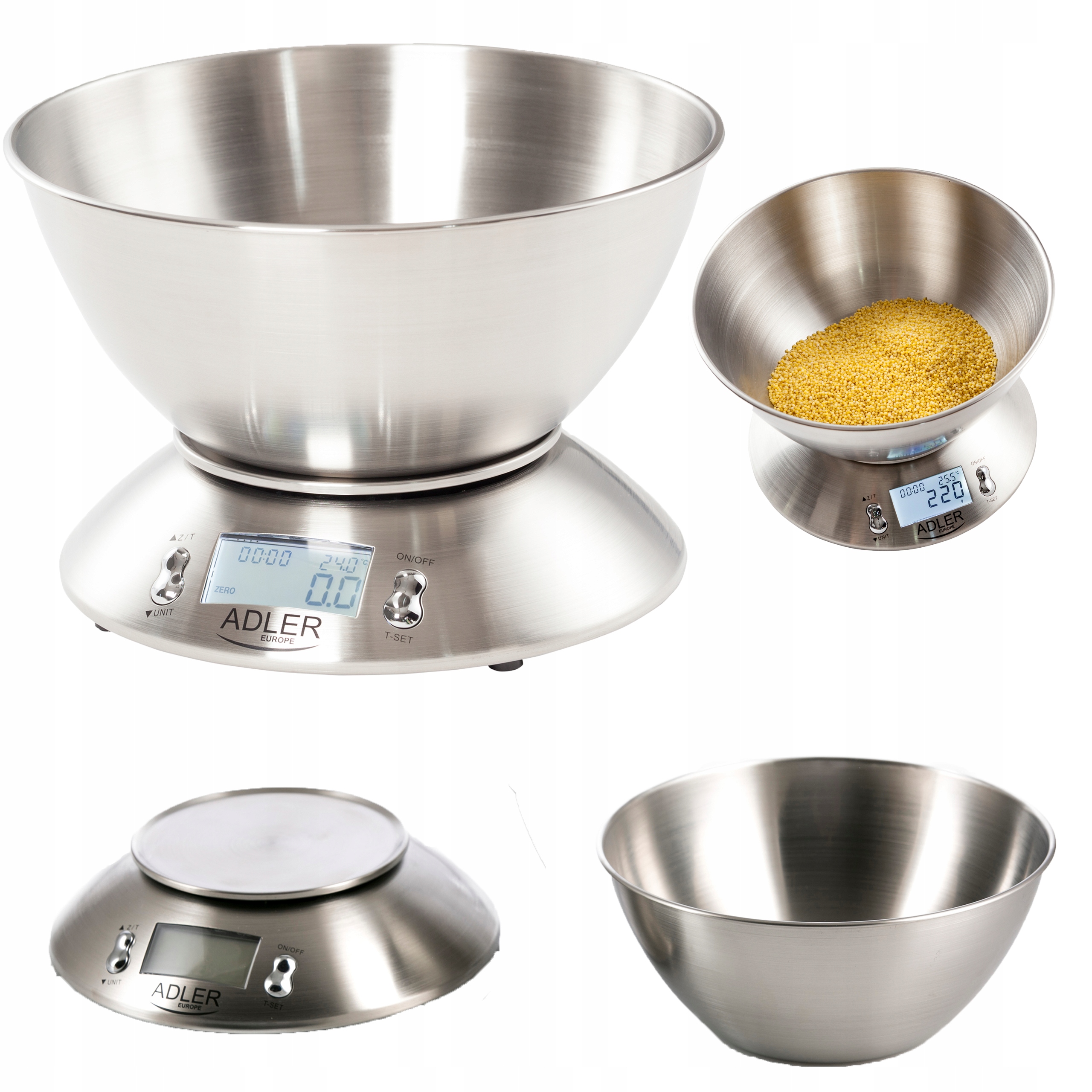 

Waga Kuchenna Elektroniczna 5KG Misa 2L Tara Timer