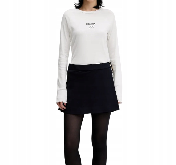 Tommy Jeans dámský bavlněný dlouhý rukáv Velikost-XS