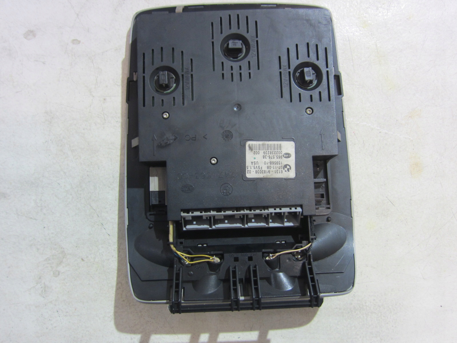 BMW X5 E70 vezérlö panel DACHU 9183038 szürke