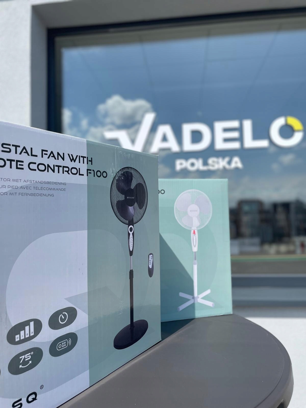 WENTYLATOR PODŁOGOWY WIATRAK STOJĄCY BIAŁY 40cm BRASQ Rodzaj wentylatora podłogowy