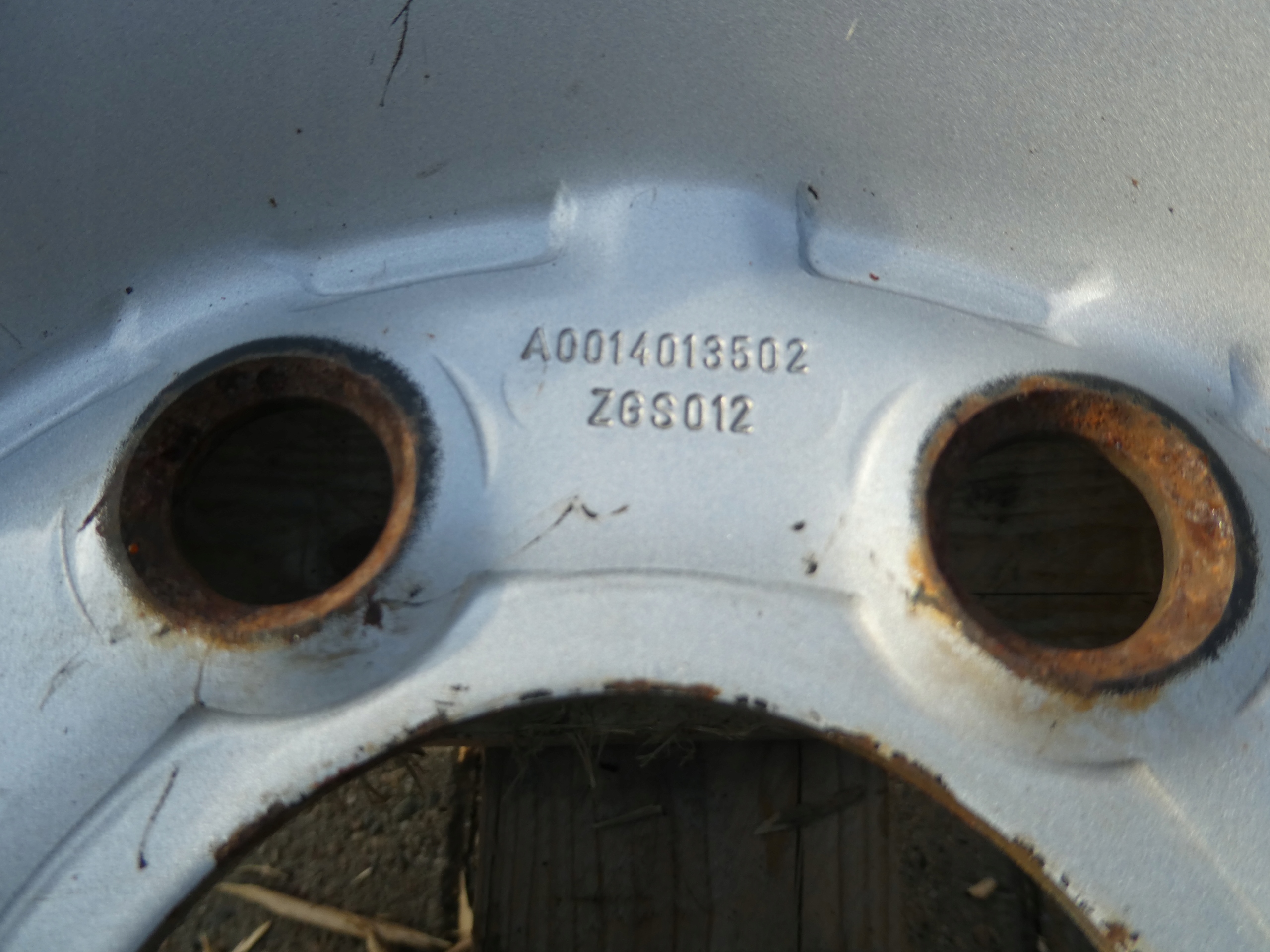 1X discs metal disc MERCEDES SPRINTER CRAFTER A0014013502