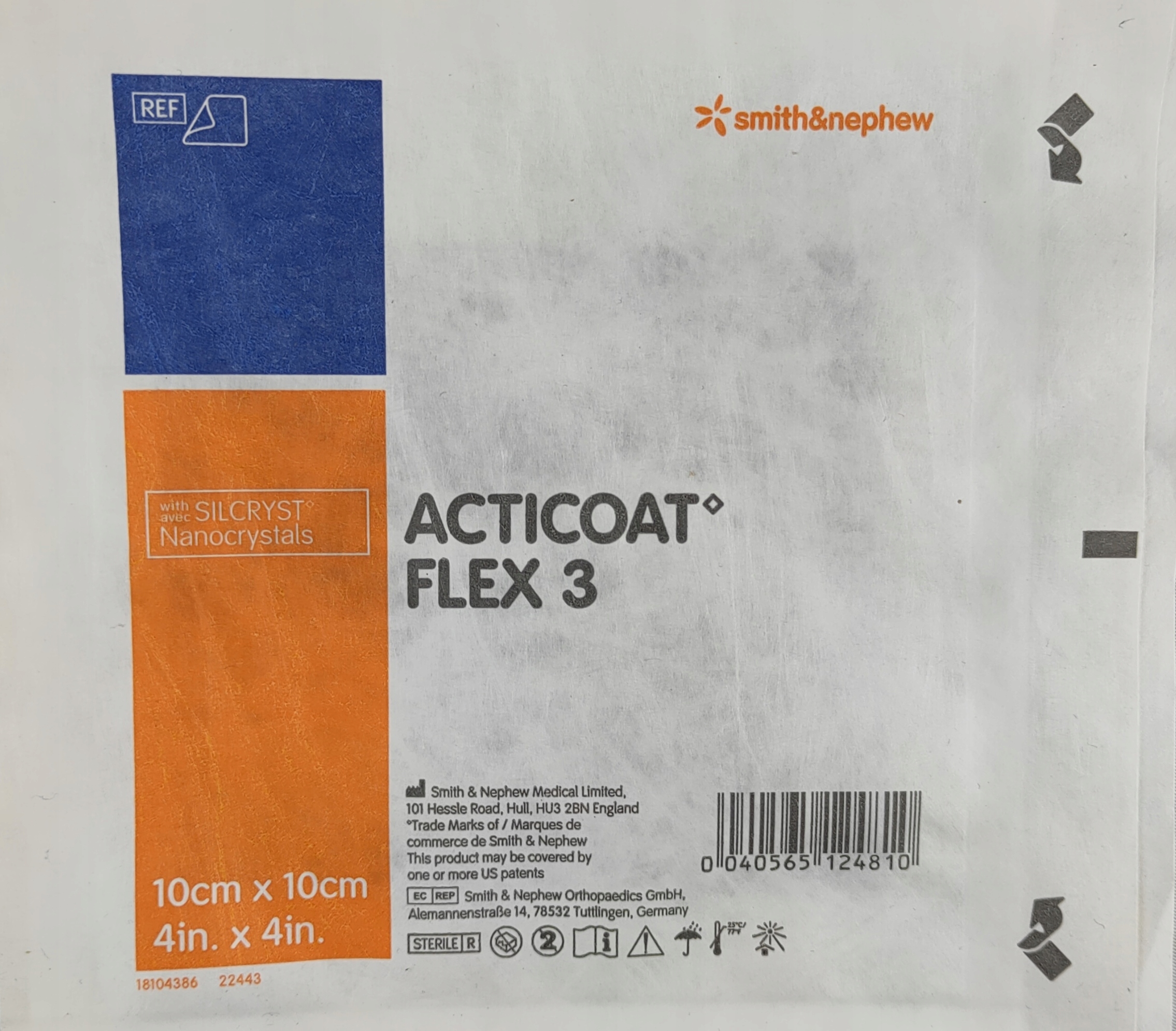 

Acticoat Flex 3 10x10cm 1szt opatrunek Srebro Ag