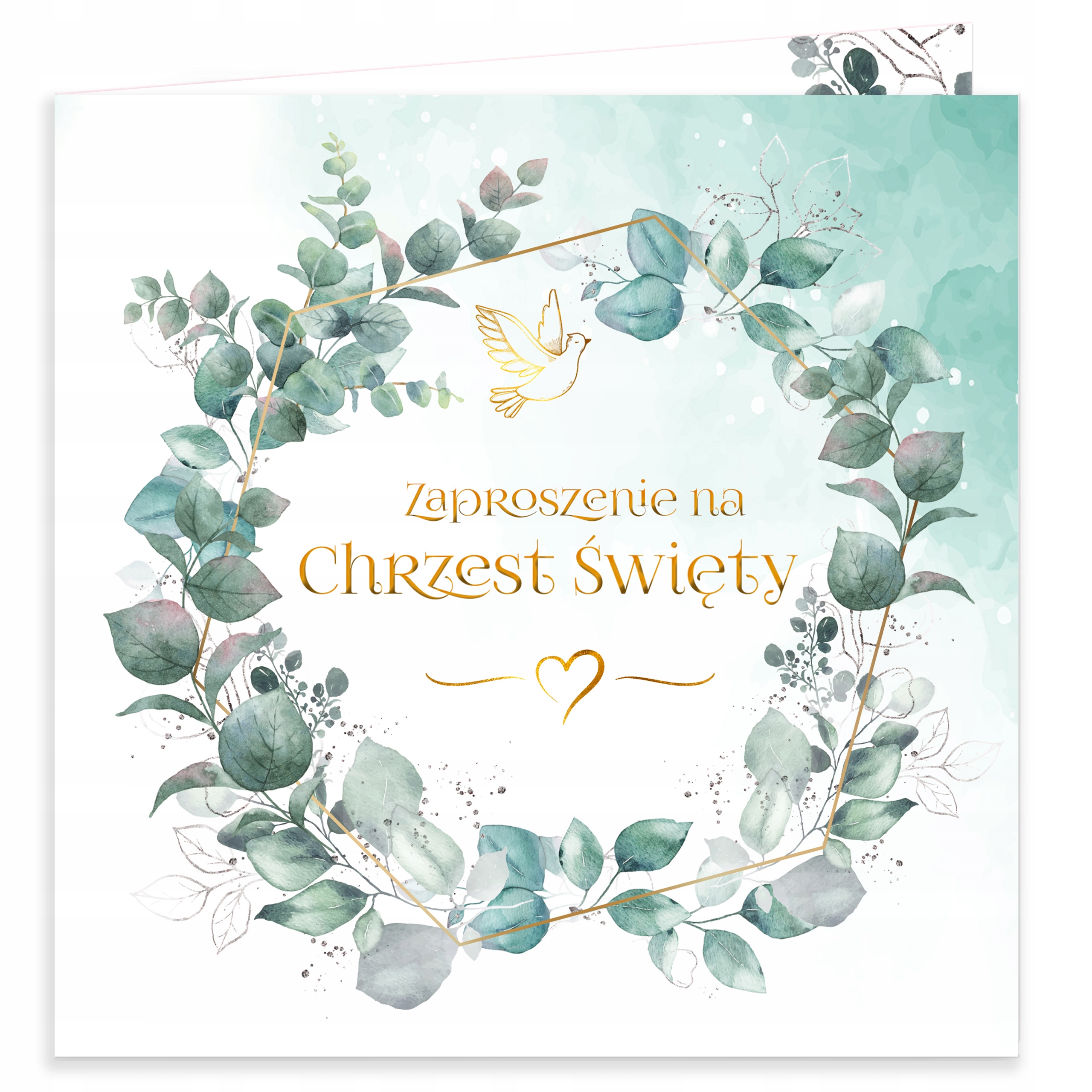 ZAPROSZENIA NA CHRZEST CHRZCINY DLA DZIEWCZYNKI CHŁOPCA + KOPERTA [C046]