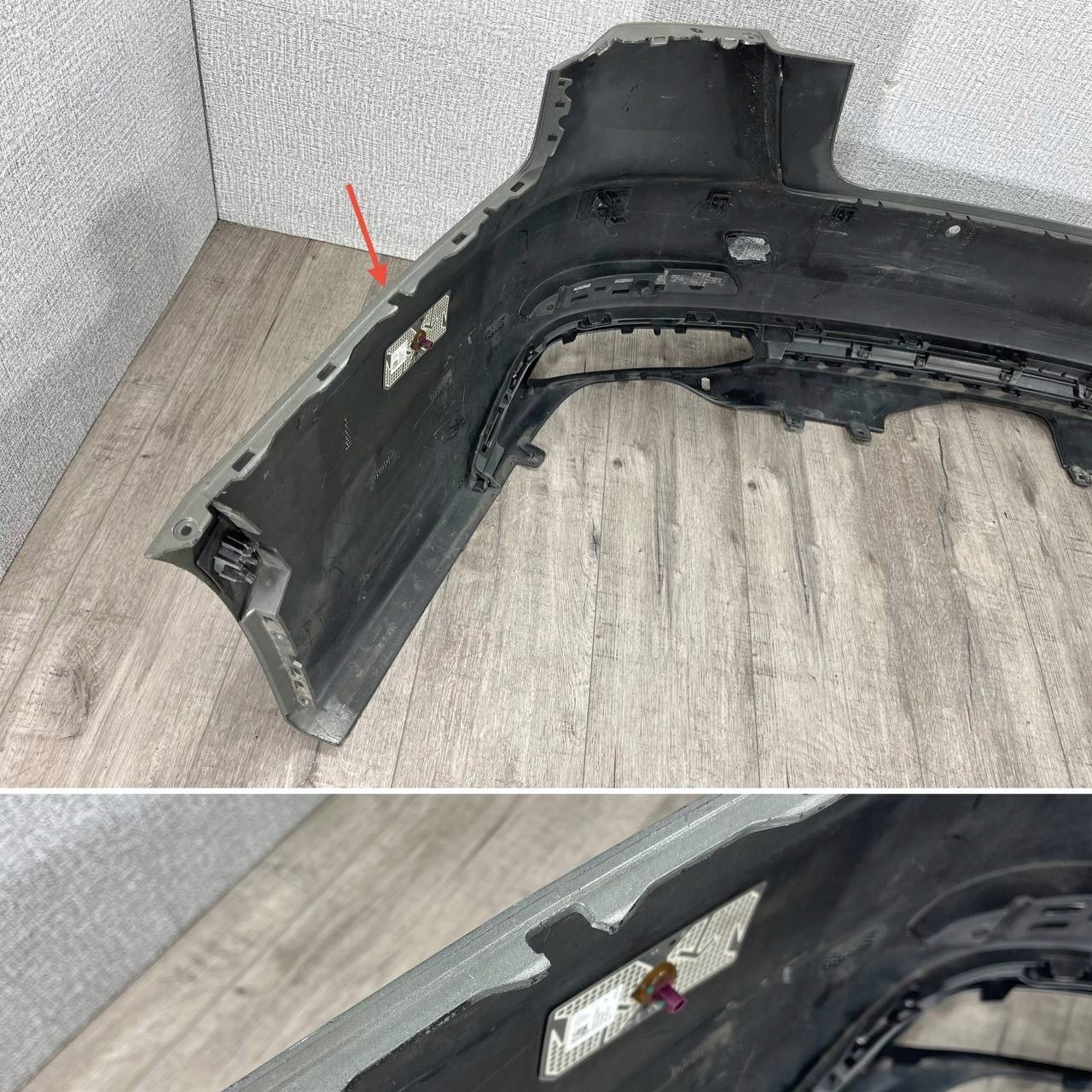 AUDI A6 C8 sedan 2018-> bumper rear part 4K5807511