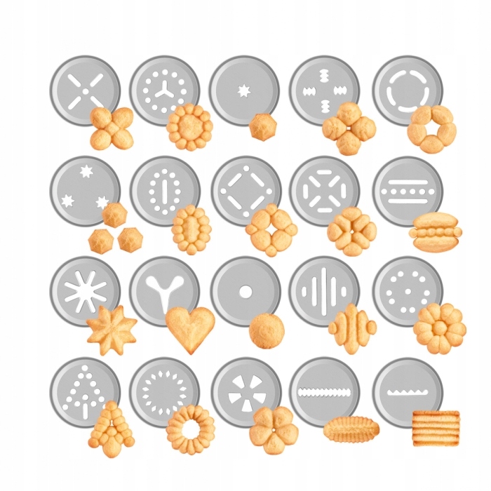 Tescoma Maszynka, praska do ciastek / dekorator Rodzaj akcesoriów maszynka do ciastek