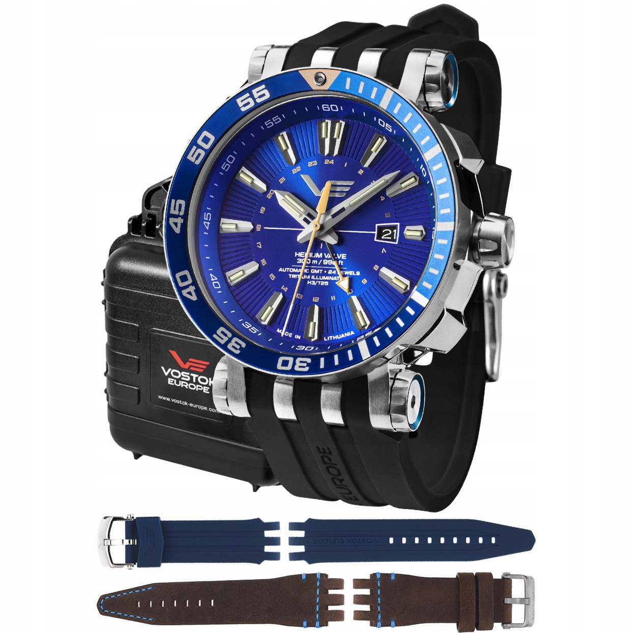 Pánské Hodinky Vostok Europe NH34-575A716SB, černý pásek