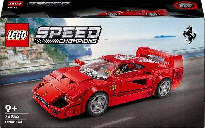 Lego 76934 Kultovní automobil Ferrari F40 Dárek Stavebnice Auto Speed Champions