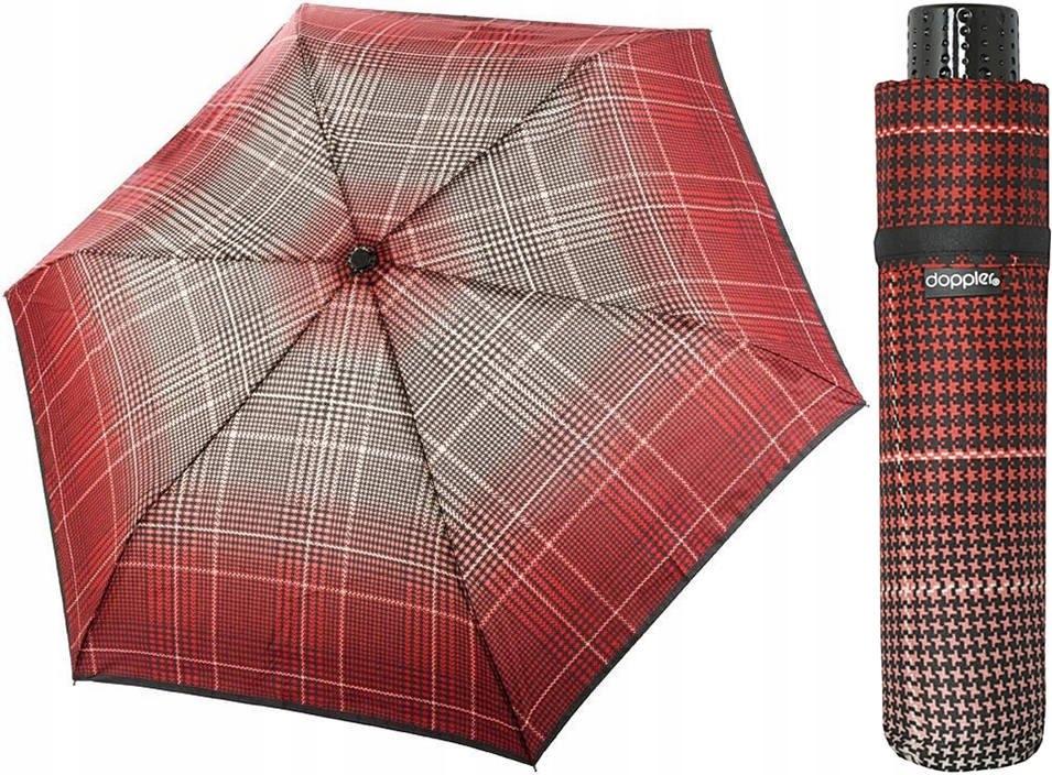 

Parasol Fiber Havanna Doppler czerwony Ultralekki