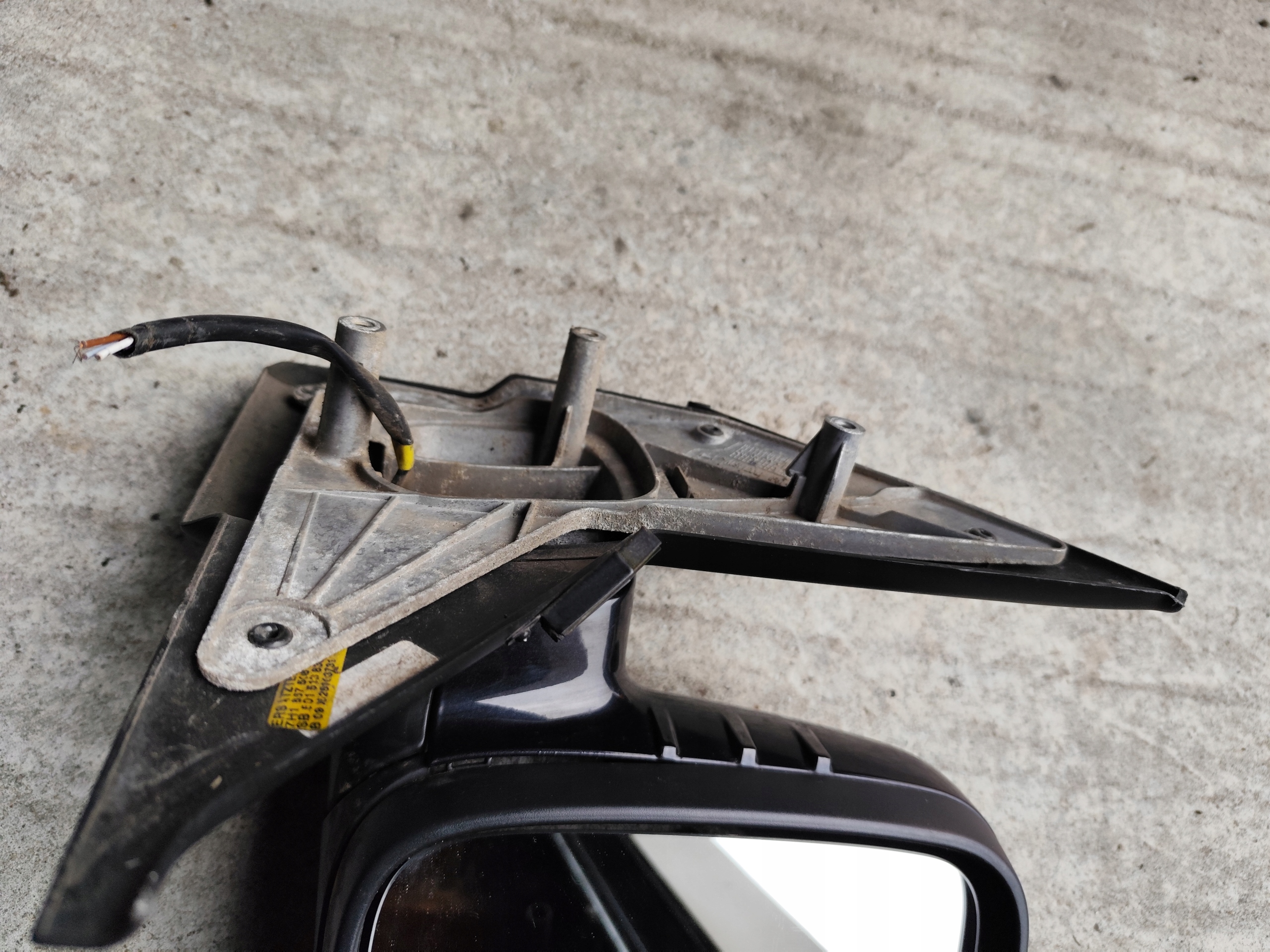 VW T5 Rétroviseur Droit Passegers 5 PIN Endommagé