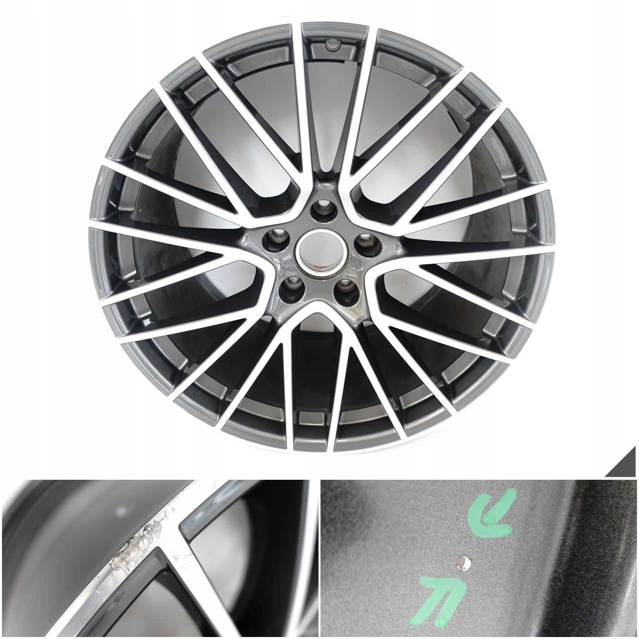 PORSCHE CAYENNE 9Y3 COUPE RS SPYDER disk disk 11,5Jx22 ET52 5x130 OC6