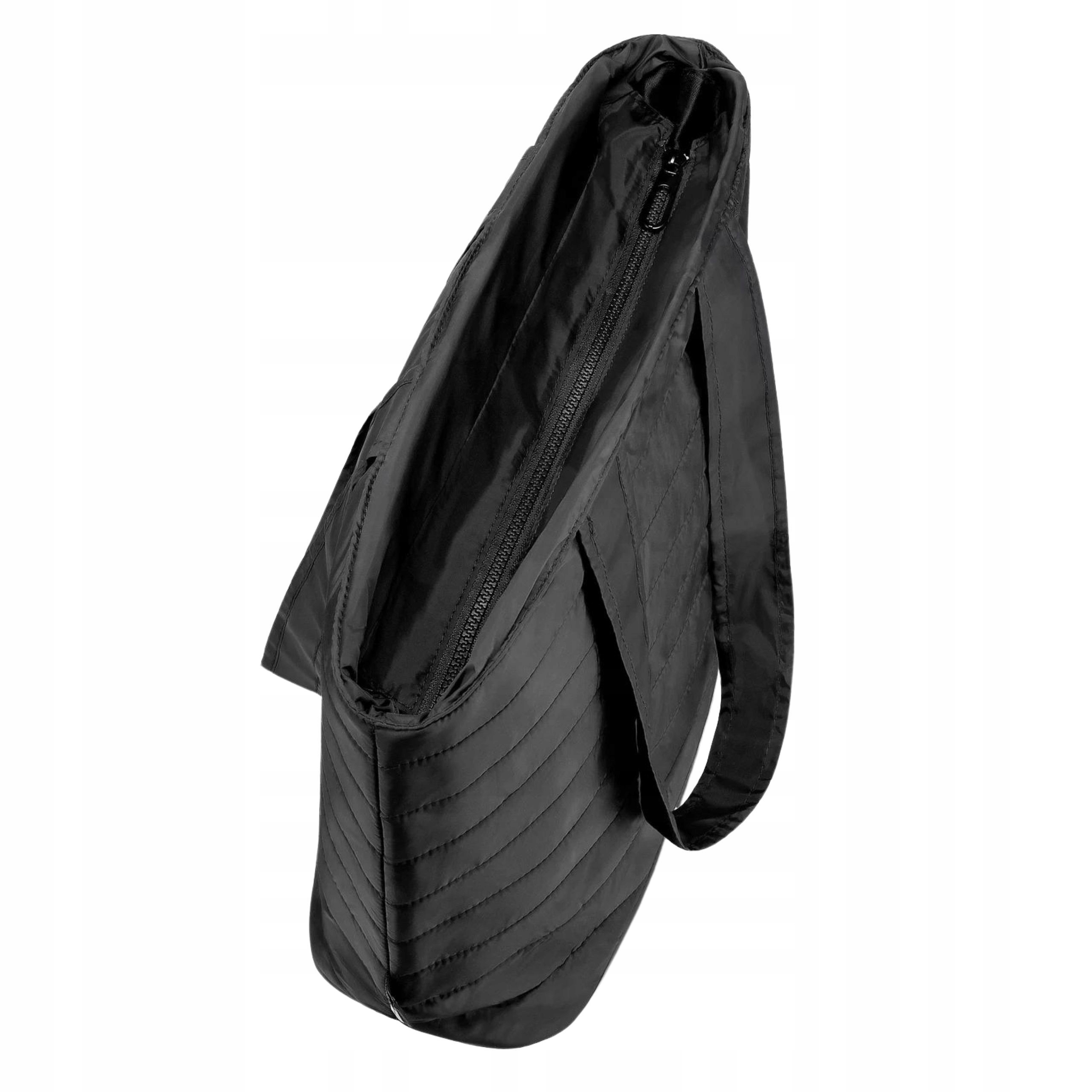 TOREBKA DAMSKA SPORTOWA PIKOWANA AW218HB CZARNA Kolor czarny