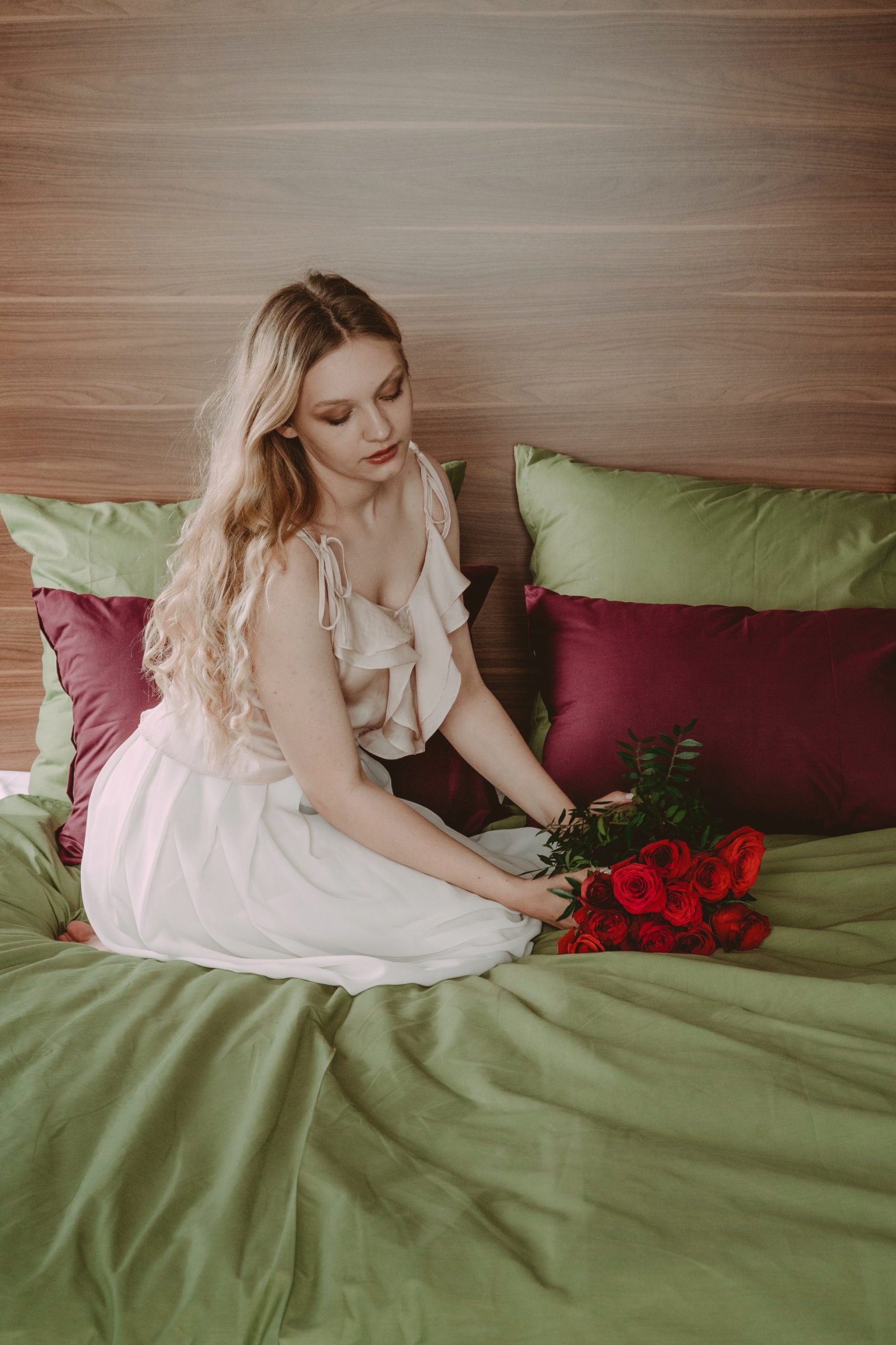 Oliwkowe poszewki na poduszki 2x 50x70 miękka bawełna trwałe miękkie Kolor odcienie zieleni