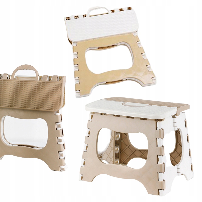 STOŁEK SKŁADANY TABORET ROZKŁADANY PRYSZNIC PODEST Z UCHWYTEM KRZESEŁKO