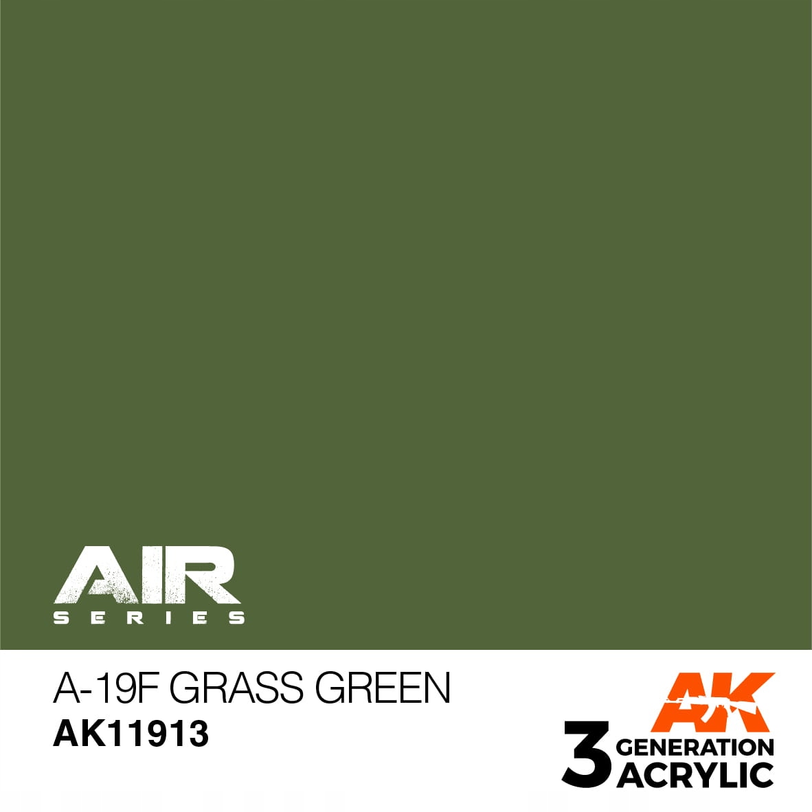 Ak Interactive 11913 Farba akryl A-19f Grass Green