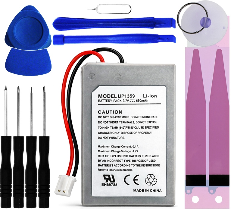 Nowa Bateria LIP1359 LIP1472 LIP1859 650 mAh do Pada Ps 3 DualShock 3