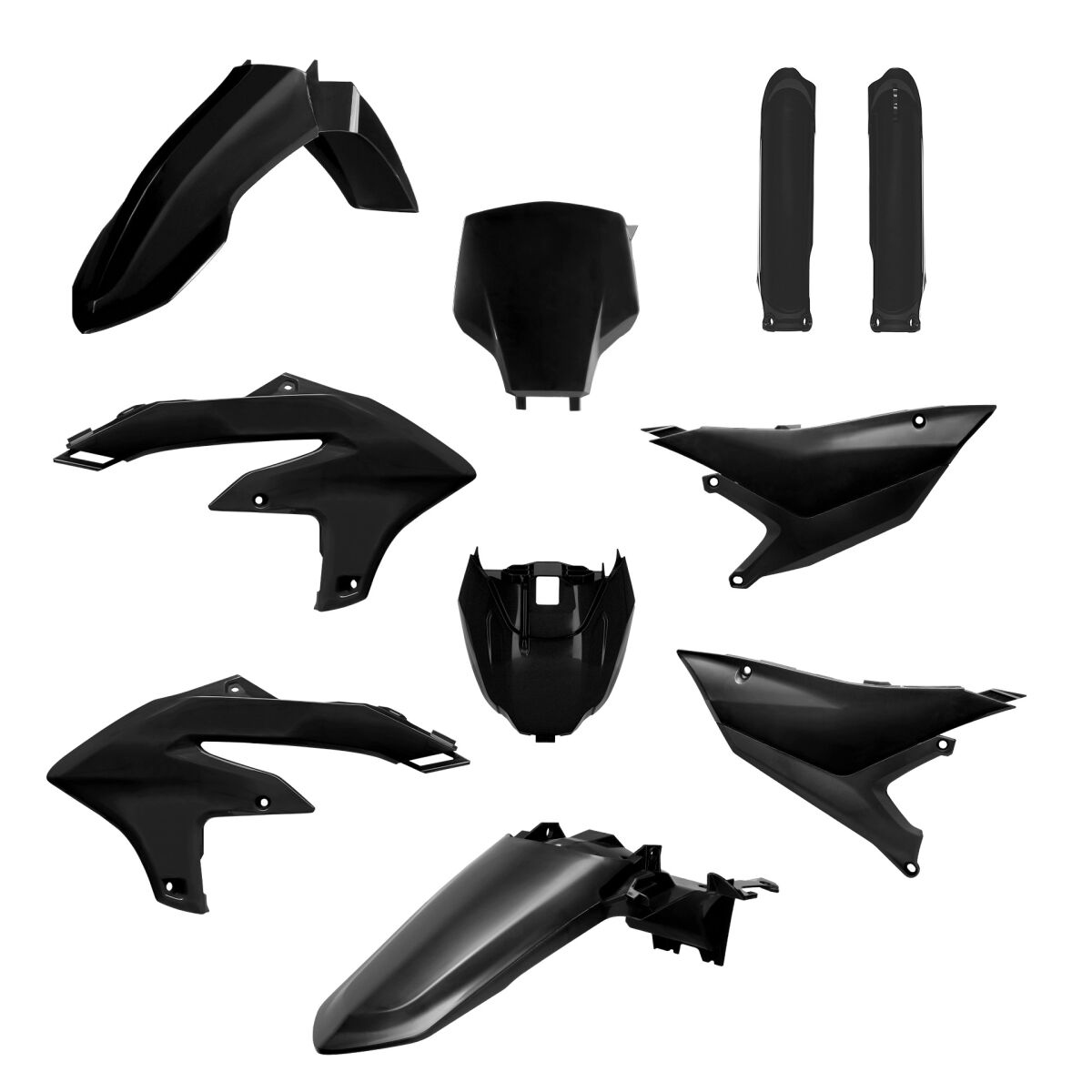 Sada Plastov Polisport Black Yamaha Yz 450 F 91667