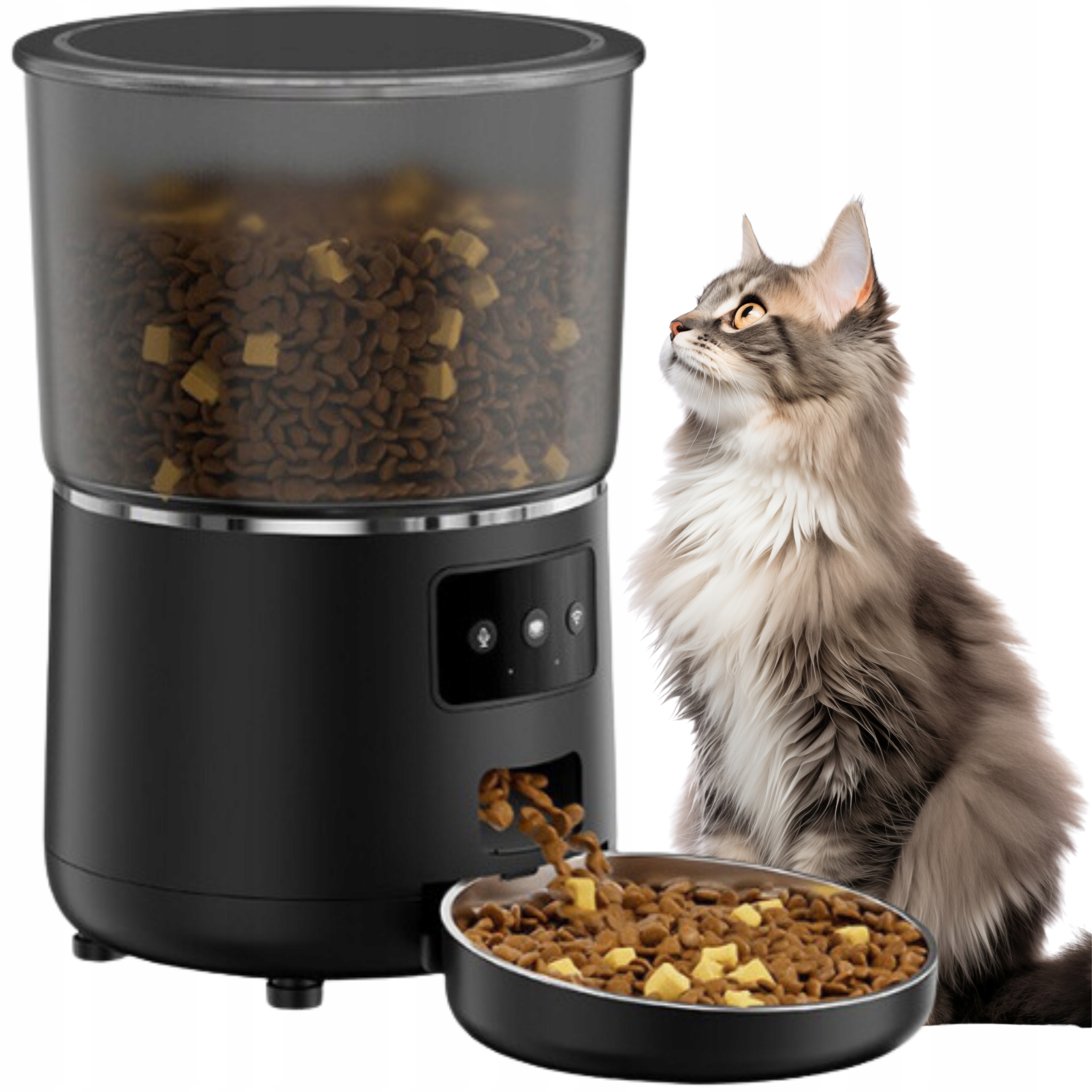 Levně Automatický Krmítko Pro Zvířata Automat Dávkovač Automatická Miska