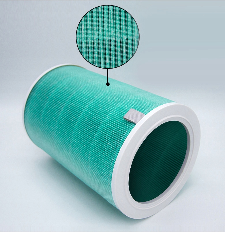 FILTR ANTYBAKTERYJNY HEPA WĘGLOWY DO OCZYSZCZACZA MI AIR PURIFIER 2 3 CHIP Kolor dominujący zielony