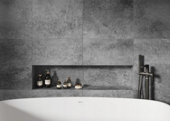 Twardy szary gres beton 60x60 antypoślizgowy R10 Marka AAA