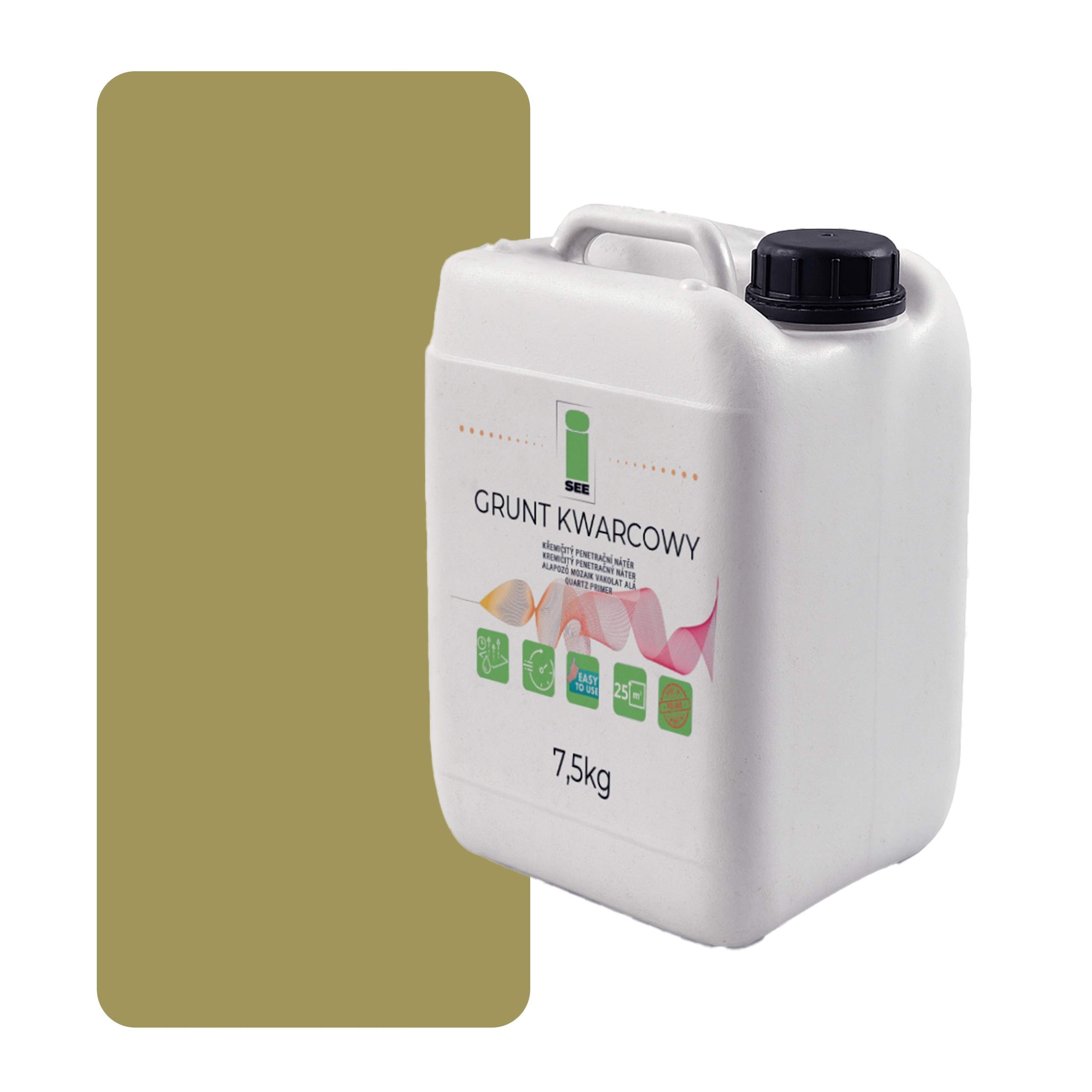 Křemenná Zemina Pod Silikonovou Omítku 7,5 Kg Pistáciově Zelená F495