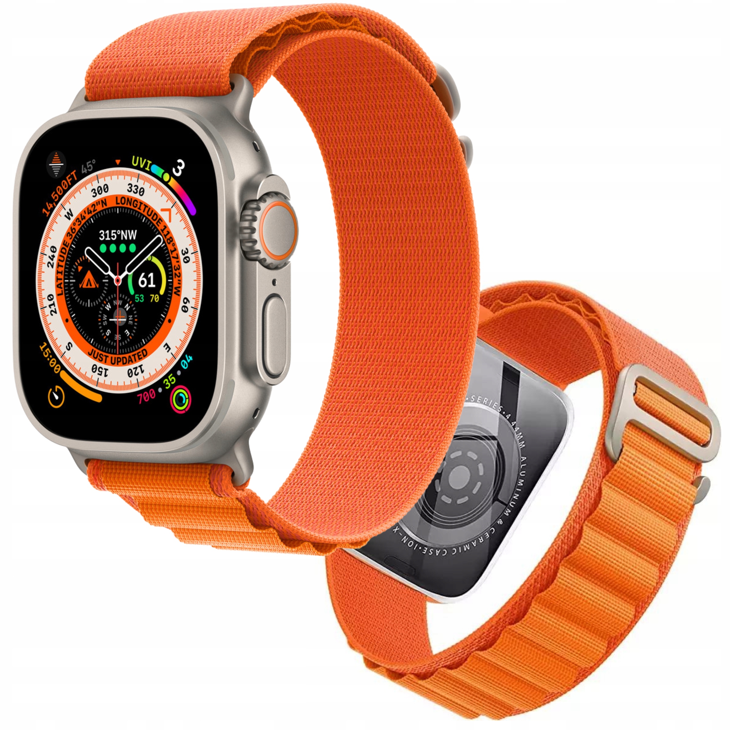 

Nylonowy Pasek Do Apple Watch Ultra 42 44 45 49 mm