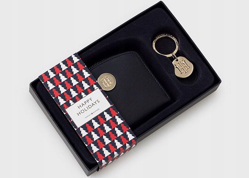 Tommy Hilfiger Sada peněženka přívěsek na klíče AW0AW14008 one size Th Chic Med Wal