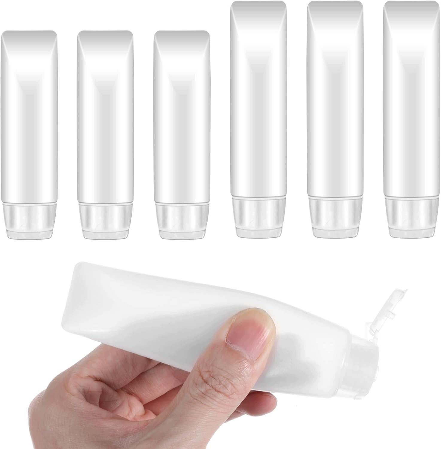 Sada 6 Cestovních Lahví 30/50 ML, Průhledné, Vzduchotěsné