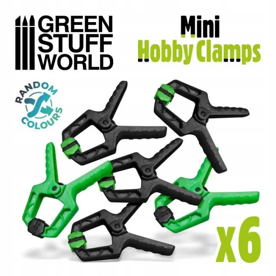 Mini zaciski x6 GreenStuffWorld 8435646508948ES